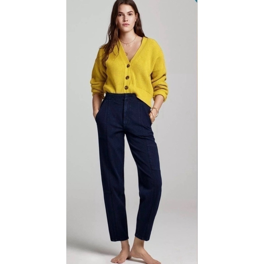 Anthropologie Pilcro Ultra High-Rise Relaxed Jogger Indigo Blue Pants 32